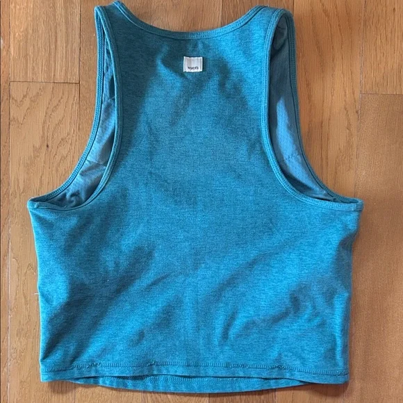 Women's Teal Blue Athletic Tank Top - Picture 2 of 2
